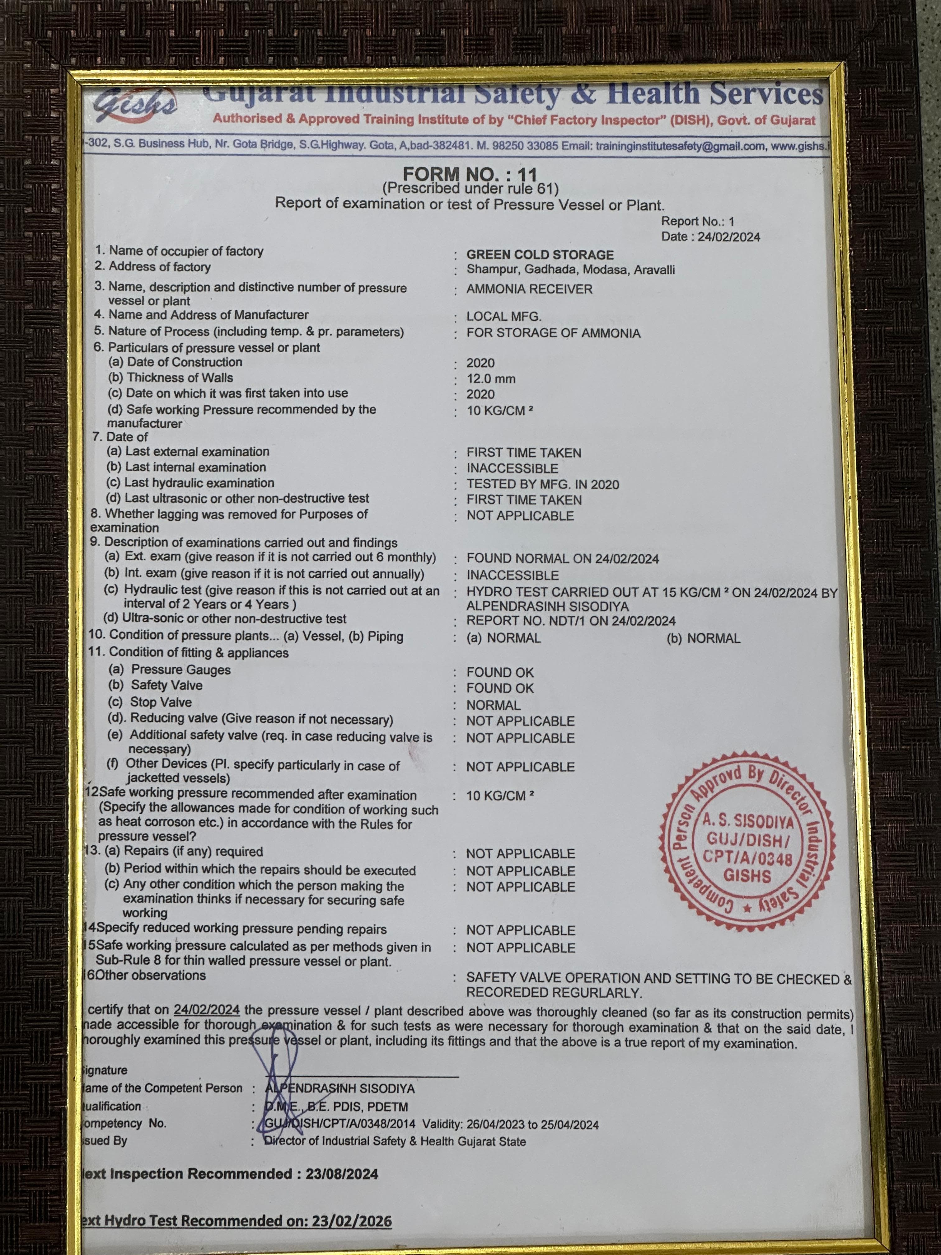 Safety Standards Certification